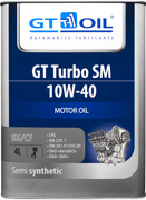 Масло моторное GT Turbo SM 10W-40 полусинтетика 10W-40 4л.